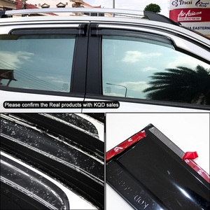 Pare-pluie pour portière de voiture, pare-soleil pour vitres latérales, déflecteur de vent de la marque KQD pour Ford Fortuner 2015 - Product Image 4