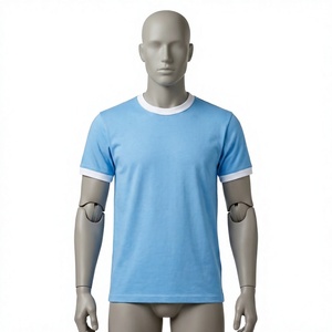 T-shirt pour homme en coton 100% uni, impression personnalisée, taille plus, manches courtes, poids lourd 200 GSM, t-shirt décontracté - Product Image 1