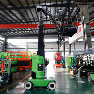 6 मीटर हाइड्रोलिक टेलीस्कोपिक बूस्ट लिफ्ट टेलीस्कोपिक हवाई कार्य मंच स्व-चालित मास्ट लिफ्ट - Product Image 2