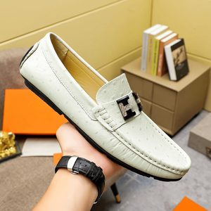 Oxford Cowhide Shoes Full-grain Upper Foamed Rubber/Latex Midsole Rubber Outsole & Fabric Lining All Seasons - Product Image 5