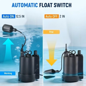 <span class=keywords><strong>Pompe</strong></span> à <span class=keywords><strong>eau</strong></span> submersible 1/3 HP 1600 GPH, <span class=keywords><strong>pompe</strong></span> de puisard automatique avec interrupteur à flotteur pour piscines, étangs, jardins, sous-sols inondés - Product Image 5
