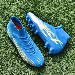 2025 nuevo profesional barato Original Cleat entrenamiento deporte césped suave ligero Atlético hombre <span class=keywords><strong>mujer</strong></span> fútbol Cleat zapatos <span class=keywords><strong>botas</strong></span> <span class=keywords><strong>de</strong></span> fútbol - Product Image 2