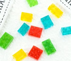 Caramelos de Goma Dura con Sabor a Frutas en Forma de Bloques 3D con Relleno en Bolsa, Caramelos de Gelatina Halal - Product Image 6