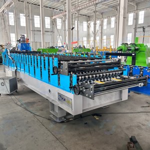 Máquina Perfiladora de Tejas de Acero de Doble Capa de Cangzhou Hauan, Ancho de Alimentación de 1000 mm, Alta Productividad, para Uso en Techos - Product Image 2