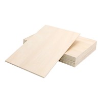 Tablero de Madera Contrachapada de Tilo Blanco de 3 mm, Económico, Moderno, para Grabado Láser, con Formaldehído E0 y 1 Año de Garantía para Hoteles