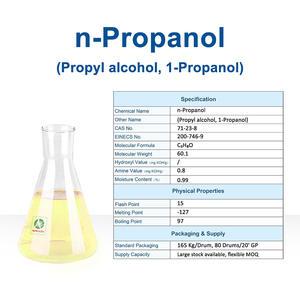 โพรพานอล โพรพิลแอลกอฮอล์ 1 โพรพานอล <span class=keywords><strong>C3H8O</strong></span> Cas 71-23-8 - Product Image 2