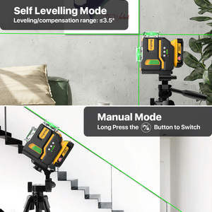 DEGLASERS Industrial Professional 12lines <strong>Laser</strong> Level Kit 12V Lithium Battery <strong>Super</strong> Bright <strong>Green</strong> Beam Pendulum Self-Leveling - Product Image 5