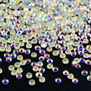 OLeeya Vente en gros Strass thermocollants couleur AB de haute qualité SS16 SS20, Strass en cristal Hotfix pour robes, nœuds et vêtements - Product Image 2