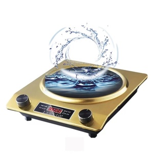 3500W Single Burner Electric Induction Cooker Touch Stainless Steel Waterproof Rapid Heating Countertop Commercial Use Class - Product Image 1