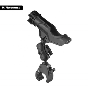 Soporte ajustable de 360 grados para caña de pescar con abrazadera de tubo para kayak, canoa y pesca en balsa - Product Image 4