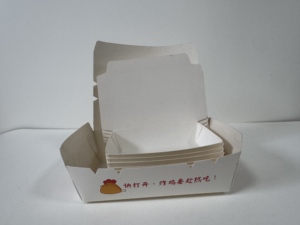 Contenedor de comida de papel kraft de grado alimenticio, impermeable, con revestimiento de PE, desechable, biodegradable, para llevar, lonchera. - Product Image 5