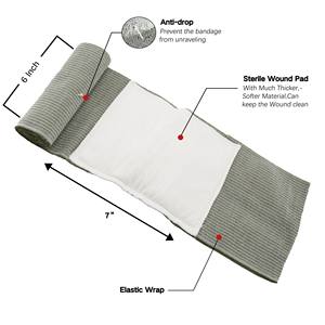 उच्च गुणवत्ता वाली पट्टी आपातकालीन चिकित्सा आघात पट्टी गैर-चिपकने वाला पैड - Product Image 4