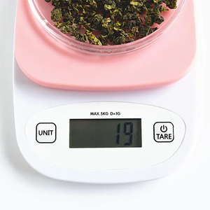 Bilancia da Cucina Digitale con Display LCD, Alimentata a Batteria, in Plastica ABS, 5kg, Colore Personalizzabile, Bilancia per Alimenti - Product Image 1