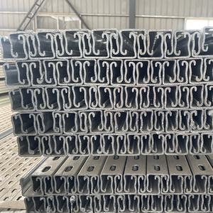 قنوات فولاذية على شكل حرف C مقاس 41×21 و41×41 و41×63 بسماكة 2/<span class=keywords><strong>2.3</strong></span>/2.5/2.75/3 مم، قنوات يونيسترات مدرفلة على الساخن - Product Image 5