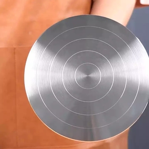 15-30cm DIY gốm DIY công cụ hai mặt xoay bánh xe gốm Turntable kim loại thép quay Tấm bánh bánh xe gốm đứng - Product Image 3