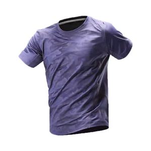 BSCI produttore LOW MOQ per il tempo libero alla moda e semplici camicie da ginnastica mimetiche da uomo in seta di ghiaccio ad asciugatura rapida - Product Image 1