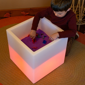 <span class=keywords><strong>Table</strong></span> de jeu en cube de <span class=keywords><strong>sable</strong></span> lumineux <span class=keywords><strong>à</strong></span> LED pour enfants, <span class=keywords><strong>table</strong></span> de jeu lumineuse pour enfants, meubles de jeu interactifs intérieurs et extérieurs avec lumière - Product Image 2