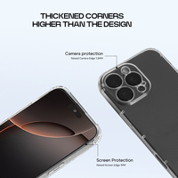 Heybingo 2in1 protecteur d'écran anti-poussière HD anti-choc rapide bâton verre Film protecteur et coque de téléphone pour tous les téléphones