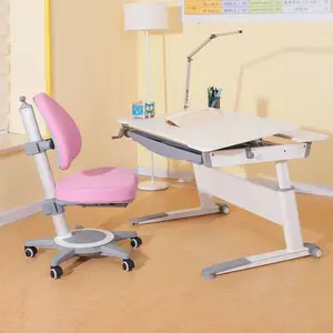 인간 환경 공학 다 기능적인 아이 학문 테이블 고도 가정 사용을 위한 조정가능한 아이 학습 책상 의자