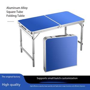 <span class=keywords><strong>Table</strong></span> pliante légère en aluminium rectangulaire pour l'extérieur, stable, portable, pour le <span class=keywords><strong>camping</strong></span>, 2 à 10 <span class=keywords><strong>personnes</strong></span>, mobilier d'extérieur - Product Image 3