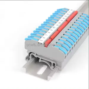 Electrical Connector Push In Wire Connector 2.5mm Electric Cable Widely available Terminals 1P Quick Wire Din Rail Connector 32A