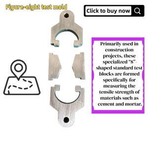 Moule <span class=keywords><strong>électronique</strong></span> en laiton pour test de déformabilité et de ductilité de bitume d'asphalte avec garantie d'un an - Product Image 4