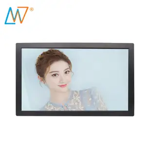 Cina Musik Video 24 Inch Indoor Iklan LCD Display Monitor dengan Remote Control
