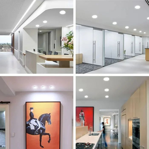 Panel de Luz LED para Interiores, Tipo Estampado sin Marco, Blanco, Comercial, de Aluminio, CRI 80-90, 3000K/4000K/6500K, 9W 18W <span class=keywords><strong>24W</strong></span> 36W - Product Image 6