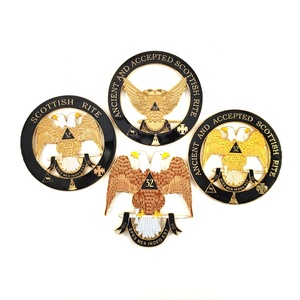 Emblème de voiture Song of Solomon 3'' personnalisé, badge maçonnique, club de motards, emblème maçonnique pour voiture - Product Image 6