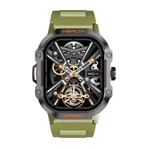 Neues Privatmodell HK24 Smart Watch Damen Herren 2,01 Zoll FullTouch-Bildschirm Fitness Tracker Mode Sport Smartwatch T800 S9 ultra