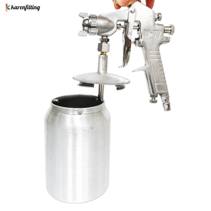 Pistolet pulvérisateur de peinture à émulsion W-77S 2.0mm 2.5mm 3.0mm à aspiration haute pression pour apprêt et peinture au latex - Product Image 1