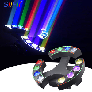 Clair de lune lame Led abeille oeil tête mobile lumière boîte de nuit barre Rgbw 4In1 coloré lune cimeterre lumière pour Dj Disco - Product Image 1