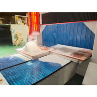 Centre d'usinage CNC 5 axes ATC pour le bois, les moules de bateaux, l'aérospatiale, les pales éoliennes, la découpe et la gravure de mousse EPS