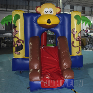 Toboggan gonflable Jumpfun <span class=keywords><strong>pas</strong></span> <span class=keywords><strong>cher</strong></span> pour tout-petits Offre Spéciale usage familial maison de rebond <span class=keywords><strong>petit</strong></span> singe château sautant pour les enfants - Product Image 3