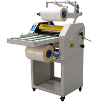 SMFM390A Machine à plastifier manuelle à chauffage d'huile numérique double face 2024 Offre Spéciale pour papiers avec fonction d'enroulement automatique