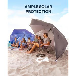ที่กำบังร่มกีฬา-brella รอบปฐมทัศน์ XL UPF 50 + XL สำหรับกันแดดและชุดป้องกันฝนรอบปฐมทัศน์ - Product Image 4