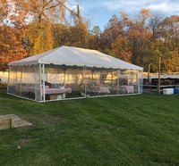 Carpa Gazebo Modular de Aluminio Clásica de 10x30 pies, para las Cuatro Estaciones, con Techo Resistente, Ideal para Bodas, Fiestas y Eventos