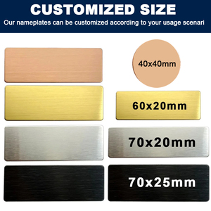 Insignias <span class=keywords><strong>de</strong></span> Metal Magnéticas Personalizadas <span class=keywords><strong>de</strong></span> Aleación <span class=keywords><strong>de</strong></span> Latón y Aluminio Reutilizables para Empleados, Botones <span class=keywords><strong>de</strong></span> Identificación para Trajes <span class=keywords><strong>de</strong></span> Hotel - Product Image 3