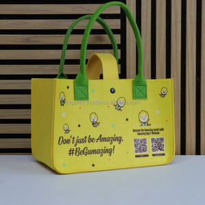 Rolking&Ulike Manufacturer Custom PET Felt Tote <b>Bag</b> Lamination Heat Sublimation Logo Print Unisex Promotional Use Shopping <b>Bags</b> - Product Image 6