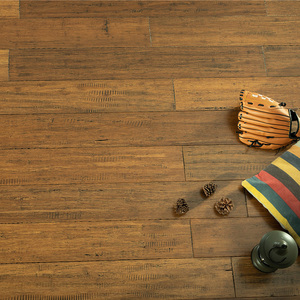 Suelo de Bambú Resistente al Agua y al Desgaste Sunhouse <span class=keywords><strong>Java</strong></span>, Color Oscuro Vintage, Tejido en Hebras, Garantía de 5 Años para Dormitorio y Hotel - Product Image 2