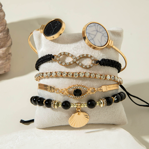 Beach Starfish Shell Pearl Alloy <strong>Bead</strong> <strong>Bracelet</strong> Wholesale Wholesale N81275 - Product Image 4
