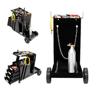 Chariot de soudage de sécurité Armoire à outils pour soudeuse à quatre tiroirs avec poignée - Product Image 6