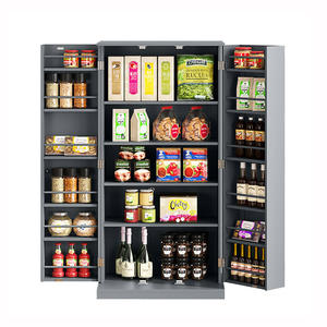 סלון יוקרתי חדר אוכל עץ אלון ריהוט עץ אלון סין מסורתי מזנון ציור ארון מטבח ארון - Product Image 5