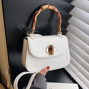 Westal Lady-<span class=keywords><strong>bolso</strong></span> Vintage de bambú para mujer, bandolera de hombro de lujo - Product Image 3