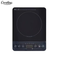 Cuisinière électrique, plaque chauffante portable, cuisinière infrarouge à un brûleur, commande tactile, chauffage infrarouge