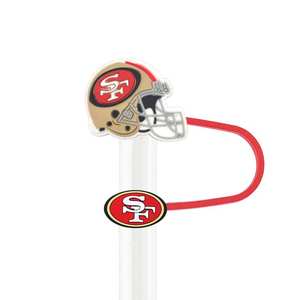 Nuevos Diseños de Adornos para Pajitas, Accesorios Creativos, Diseños de Fútbol Americano, San <span class=keywords><strong>Francisco</strong></span> 49ers, Adorno para Pajitas de Tazas de Café, Encanto para Pajitas - Product Image 4