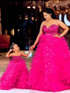 S8379F 20234 pigiama materno rosa rossa di alta qualità Set di pigiami Top a tubo da donna per la stagione estiva - Product Image 5