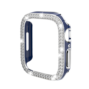 Caja de reloj de lujo para <span class=keywords><strong>Apple</strong></span> <span class=keywords><strong>Watch</strong></span> Ultra 49mm 45mm 46mm accesorios cubierta de diamante brillante <span class=keywords><strong>Funda</strong></span> 42mm 41mm Protector de reloj - Product Image 2