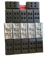 Plaquettes de chenilles en caoutchouc noir durables et de haute qualité pour machines à pavés, 10 mm d'épaisseur, résistance à la traction de 20 MPa, résistantes aux vibrations et à l'usure, faciles à installer