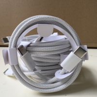 Cable de Carga Rápida USB-C a USB-C de 60W con Trenzado de Nailon para iPhone 17, 16, 15 Pro Max, para APPLE